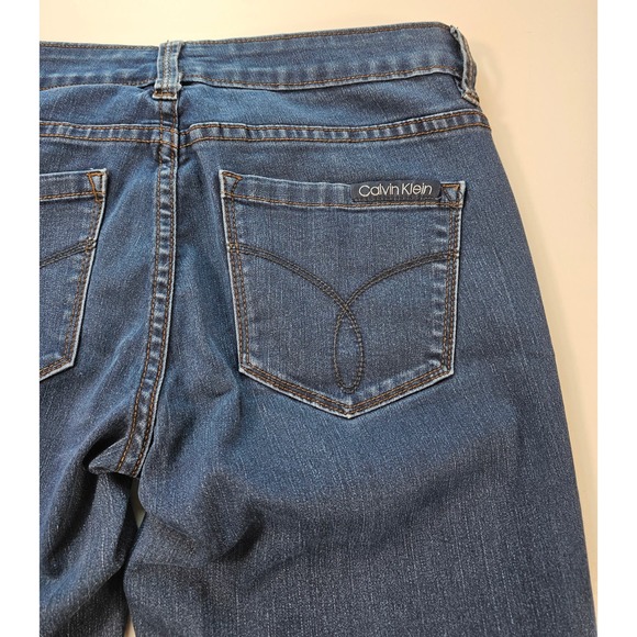 Calvin klein size 4x30 stretch polyester career casual jeans * - Picture 3 of 8